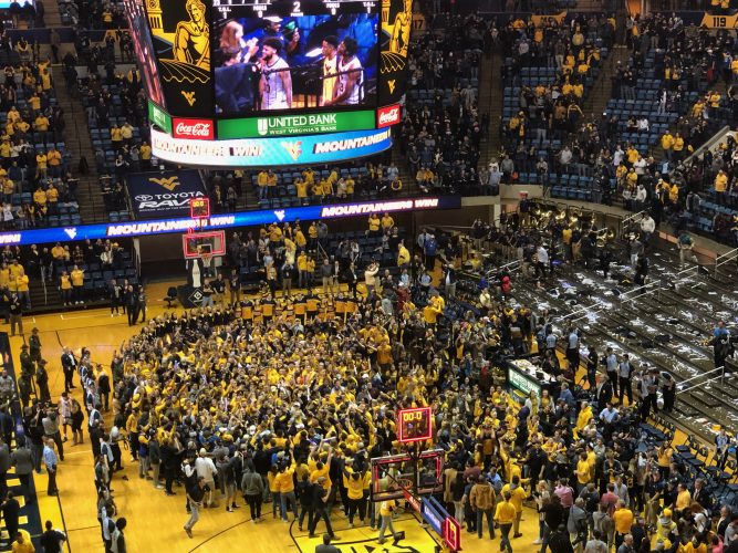 West Virginia Knocks Off No. 7 Kansas, 65-64